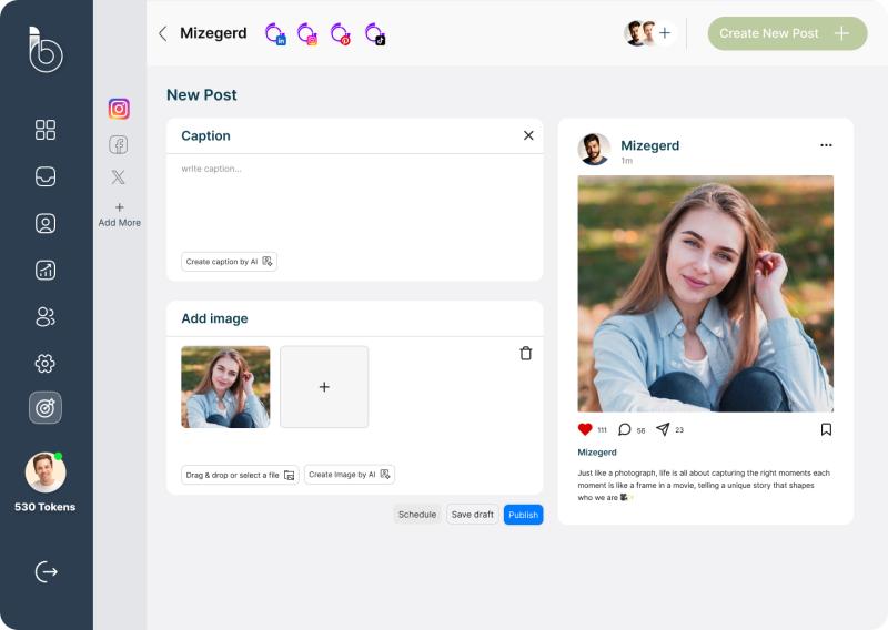 Business Insight New Post Screenshot
